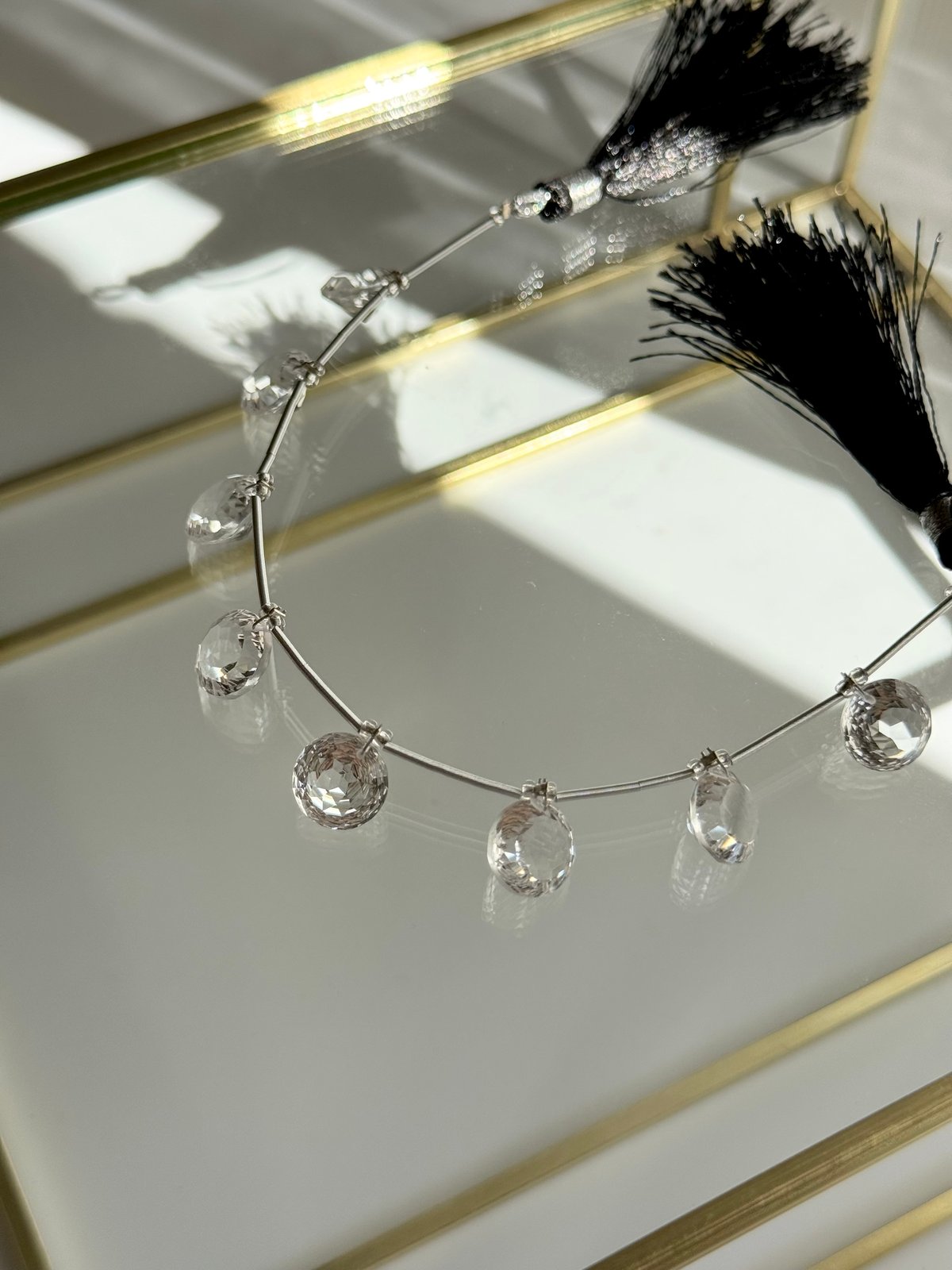 クリスタル 水晶 ラウンド コンケーブカット | CREA