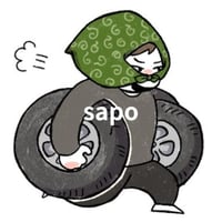 タイヤ泥棒のイラスト