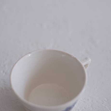 Digoin & Sarreguemines / flower cup C,D