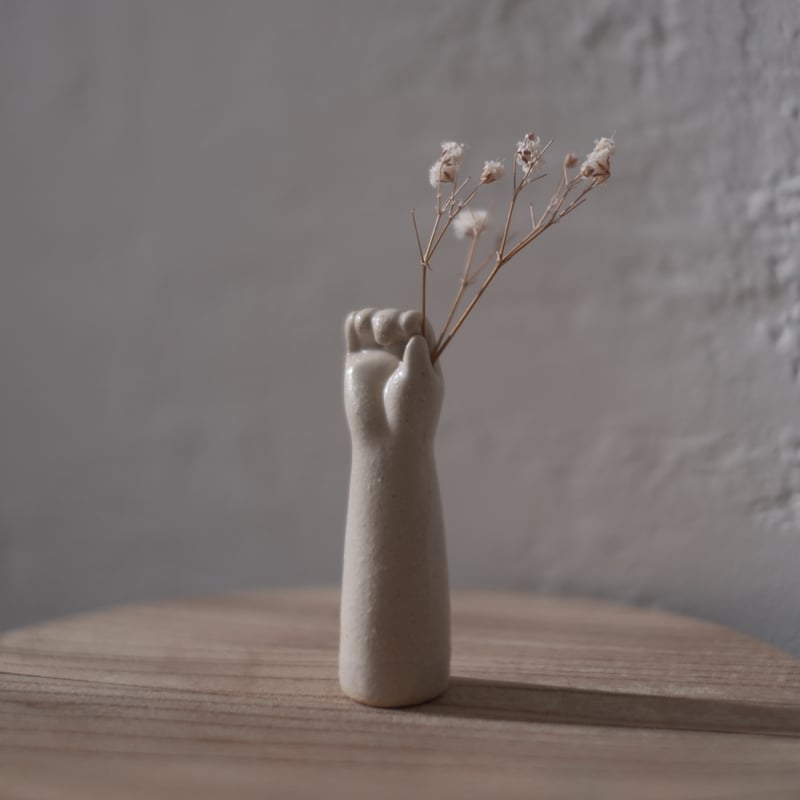 Ceramic Art Hand Vase「一輪挿し」 | komado
