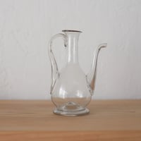 French antique / Hand-Blown Glass Burette