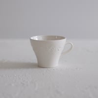 Digoin & Sarreguemines / white cup A,B