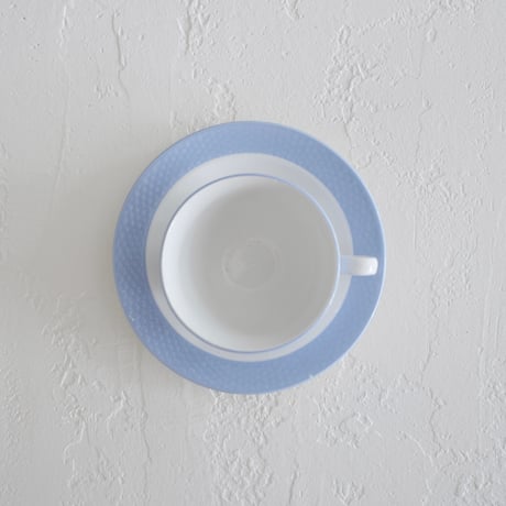 vintage coffee cup / blue