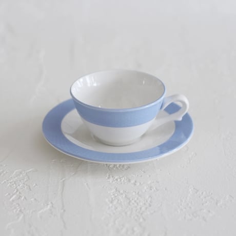 vintage coffee cup / blue