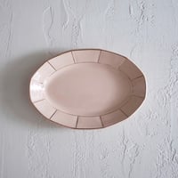 Digoin Sarreguemines /  oval plate