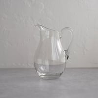 antique / glass pitcher