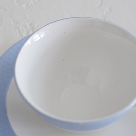 vintage coffee cup / blue