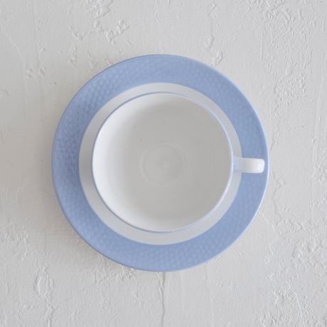 vintage coffee cup / blue