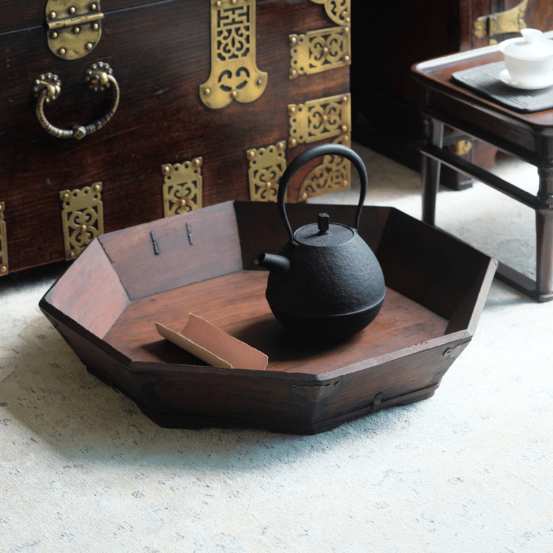 古置物，古燭台，古董品，極細工，古美術高14.5重140克 ⚜️卡卡頌皇家.歐洲古董⚜️法國逸韻優美手工鑲嵌純銅高質感