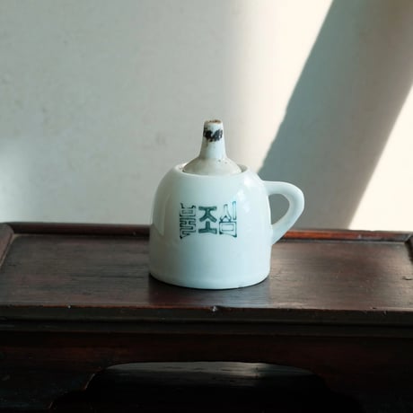 李朝 青磁 陽刻 鳳凰 角皿 蔵出し ２客 工芸品