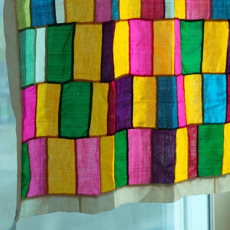 シルクと綿と麻のポジャギ | gallery & boutique 雪月花