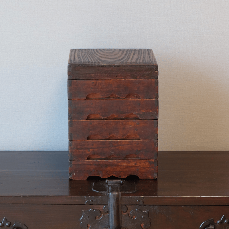 李朝 五段弁当箱 | gallery & boutique 雪月花
