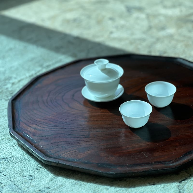 李朝 木目の良い十二角膳 | gallery & boutique 雪月花