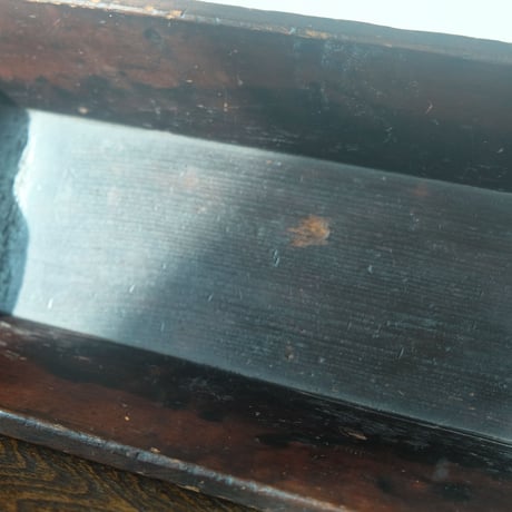 李朝 珍しい長方形型の木製盆