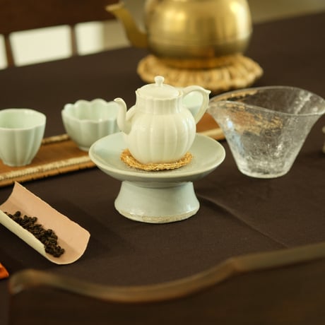 李朝白磁 高杯 B