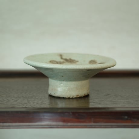 李朝白磁 高杯 A