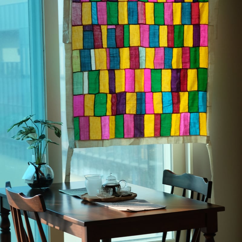 シルクと綿と麻のポジャギ | gallery & boutique 雪月花