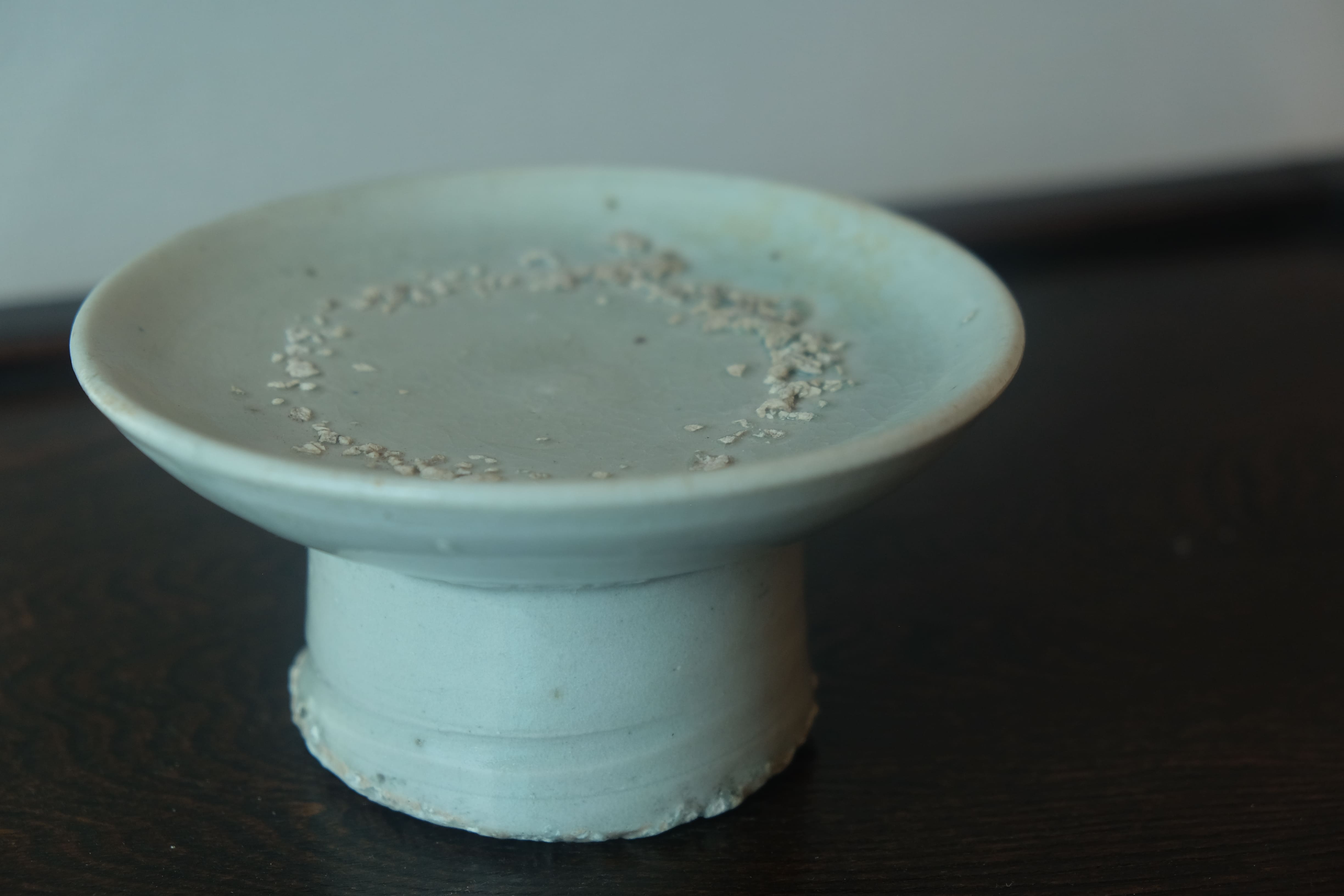 李朝 白磁高台皿（小） 李氏朝鮮時代 | gallery & boutique 雪月花