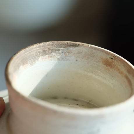 李朝前期 白磁高台皿