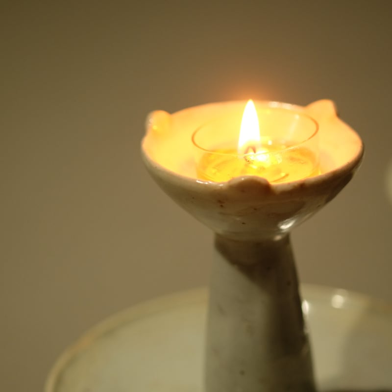 李朝 白磁灯明台 | gallery & boutique 雪月花