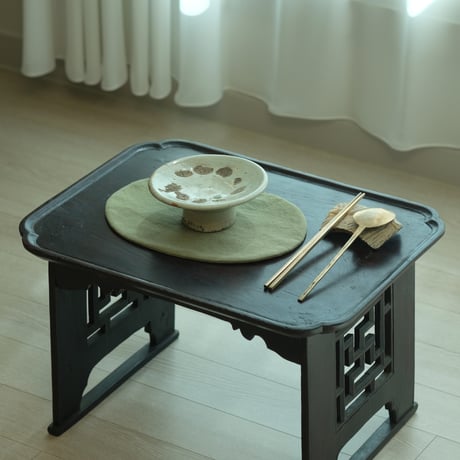李朝白磁 高杯 A