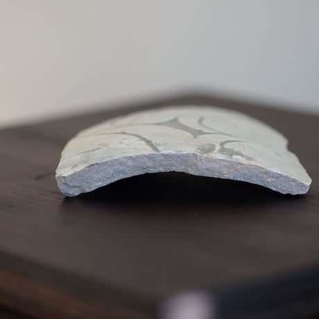 李朝初期 粉青沙器の陶片