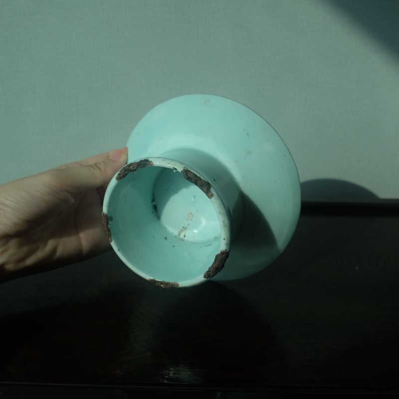李朝高麗陽刻紋　小皿 李朝（大越国） 青磁陽刻皿 | 骨董と詩学 Antique & Poetics | 蛇韻律