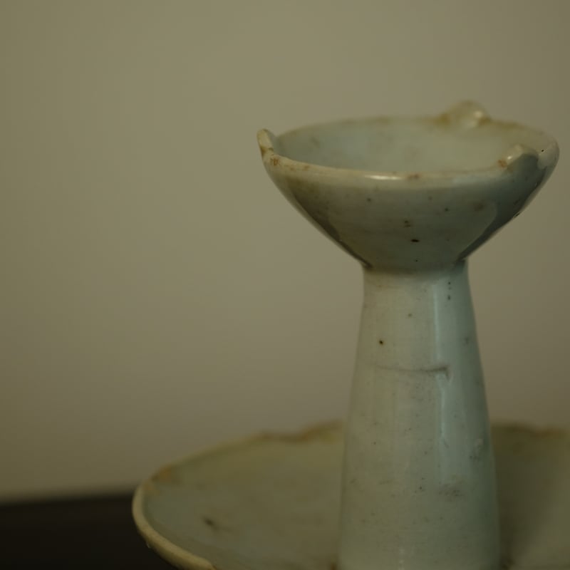 李朝 白磁灯明台 | gallery & boutique 雪月花