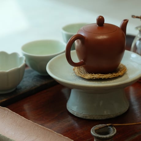 李朝白磁 高杯 B