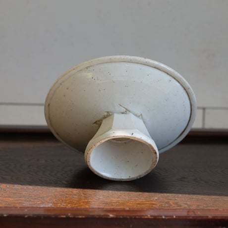 李朝 青松白磁の祭器（3点）