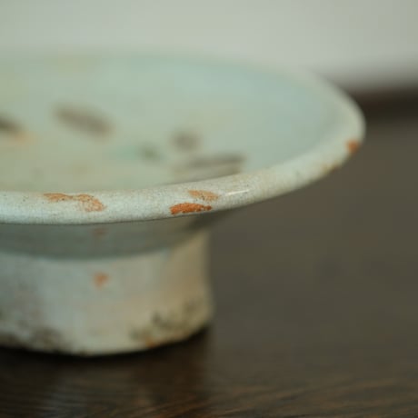 李朝白磁 高杯 A