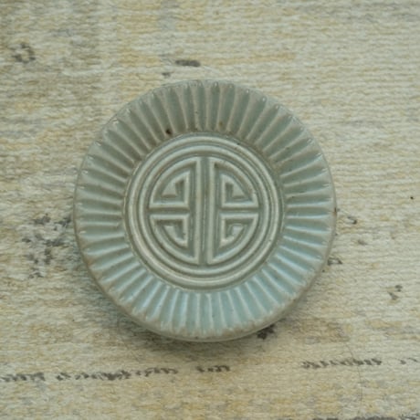 李朝 白磁餅型