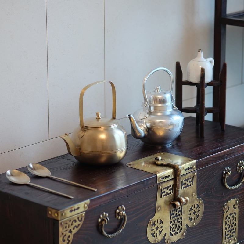 李朝 白銅の酒煎子 | gallery & boutique 雪月花