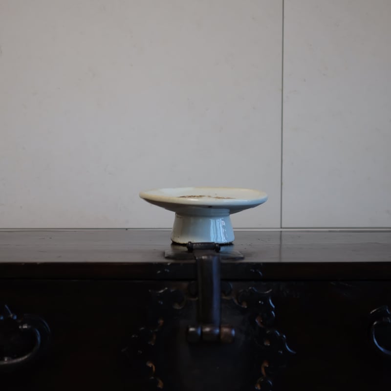 十場あすか　高台皿　白磁　青磁　高杯　李朝 李朝全羅道 白磁高台皿 | gallery & boutique 雪月花