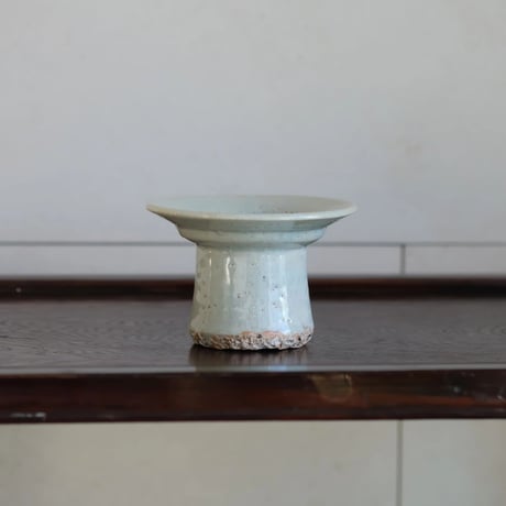 李朝白磁 盃台