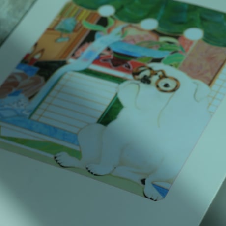 【韓国ぬりえ】愛犬風俗画帖