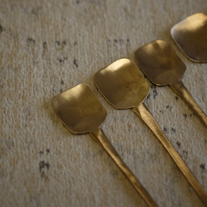 真鍮スッカラ4本セット 真鍮スッカラ - スクエア | gallery & boutique 雪月花