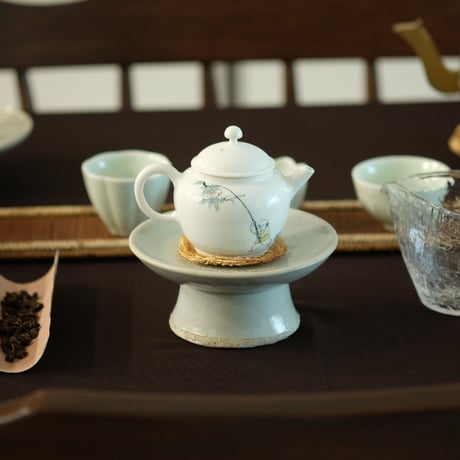李朝白磁 高杯 B
