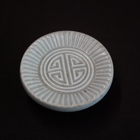 李朝 白磁餅型