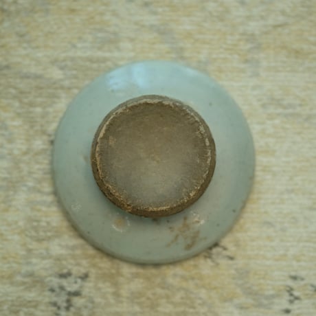 李朝 白磁餅型