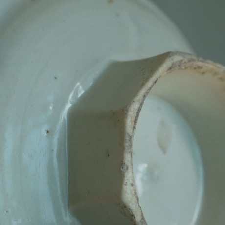 李朝染付祭字高台皿