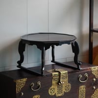 李朝 虎足盤