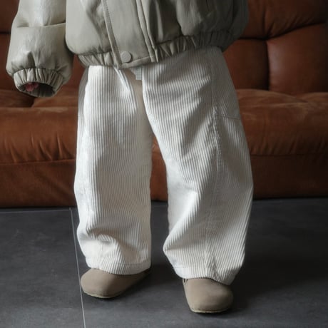 corduroy pants / ivory