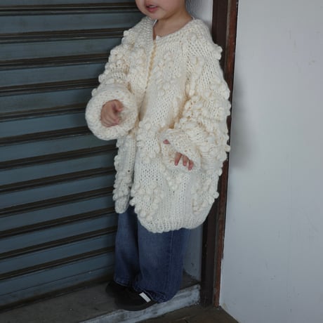bouclé knit cardigan / 2colors