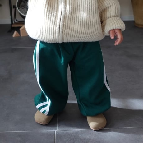 squèeze track pants / green