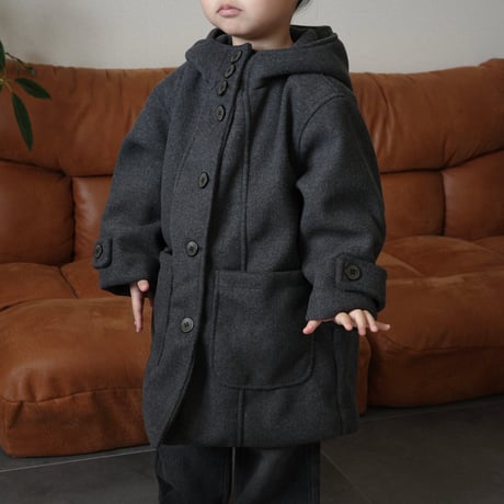 buttoned coat