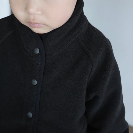 soft fleece jacket / black