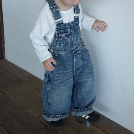 vintage denim overalls