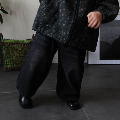 black denim pants