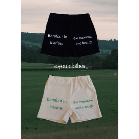 即納 meadow free pants. / black